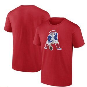 Men's NFL New England Patriots Rewind Logo Tri-Blend T-Shirt - Size Medium